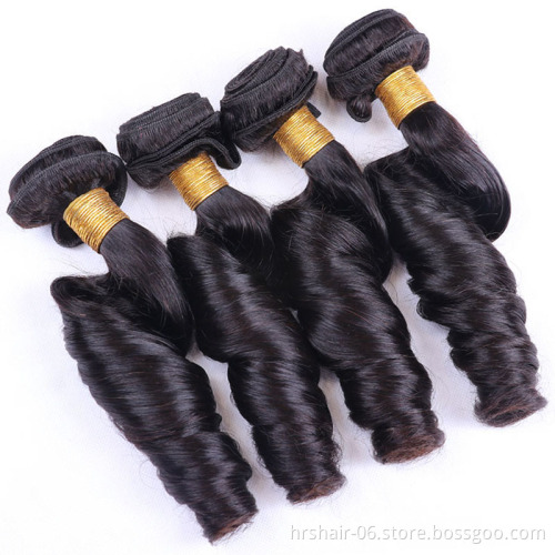 Raw indian temple virgin hair,raw double drawn virgin hair unprocessed,  Double Drawn Spring Culr Virgin Funmi Human Hair